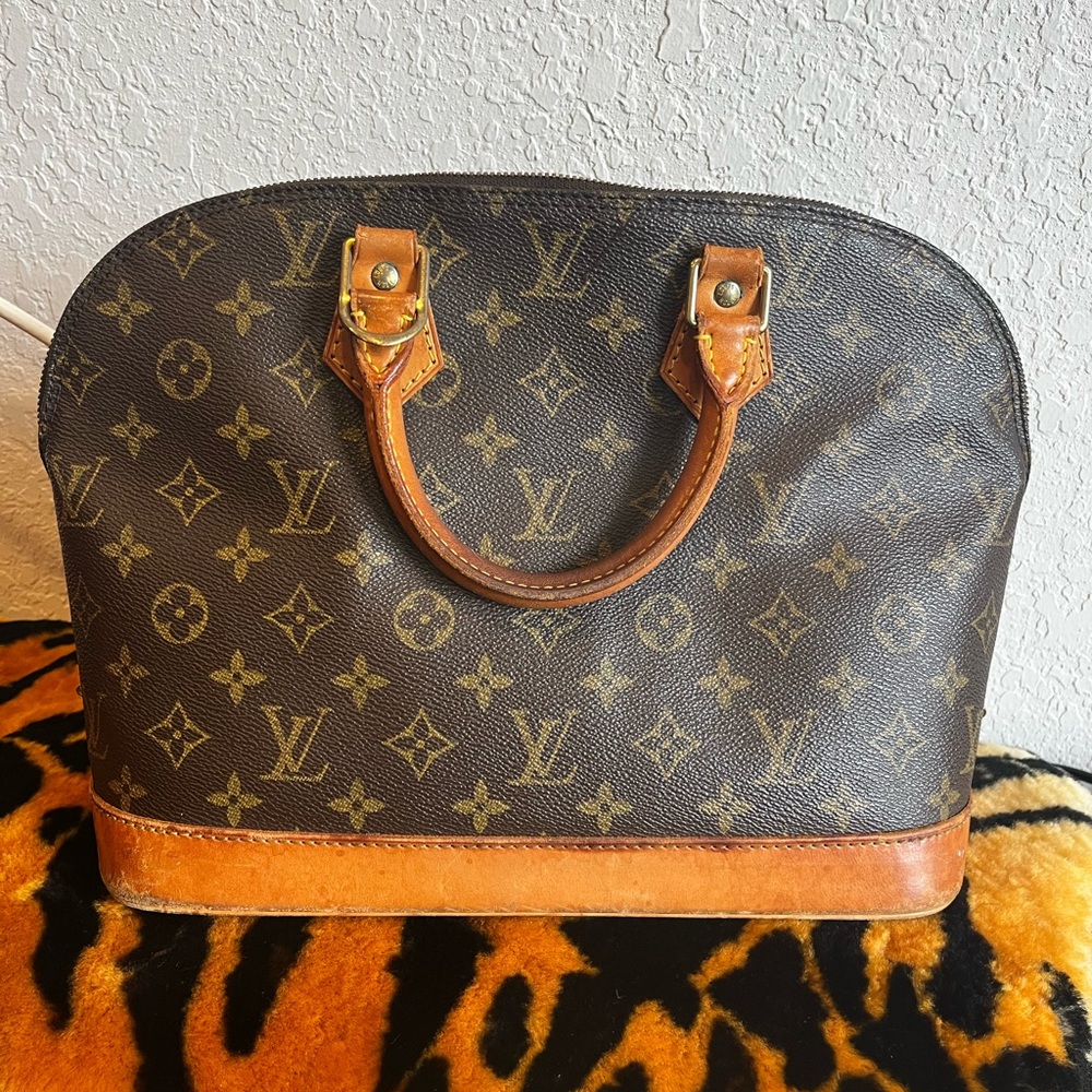 LV Louis Vuitton Monogram Alma Bag Vintage